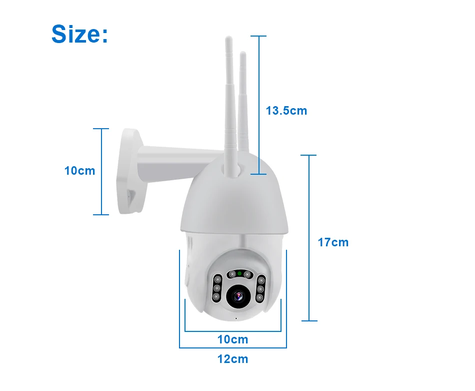 Smwifi камера наружная PTZ IP камера H.265X 1080p скорость CCTV камера безопасности s IP камера wifi Внешняя 2MP IR домашняя Surveilance
