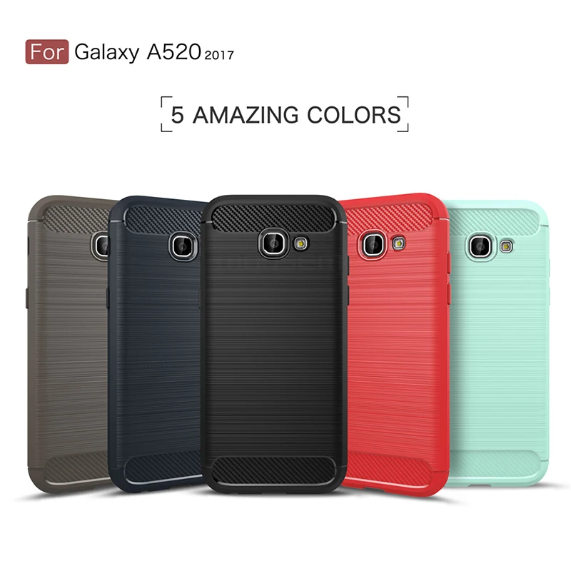 Case For Samsung Galaxy A5 2017 A520 Silicone Soft Fitted Shockproof Coque a52017 Cover Phone Cases |
