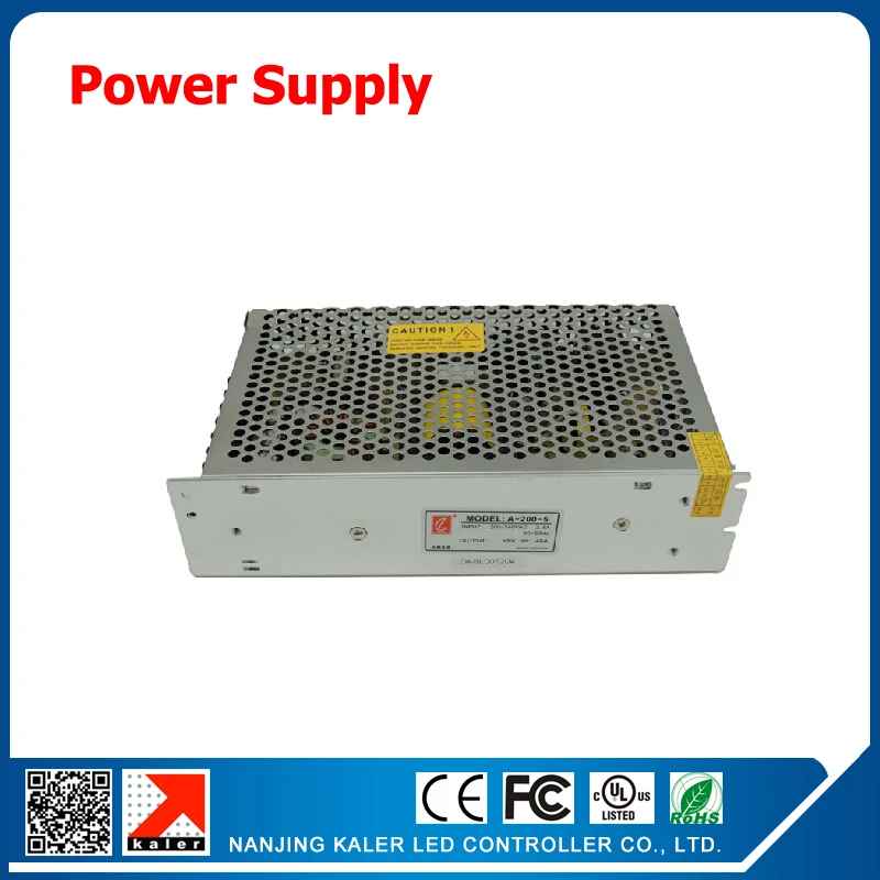 

1pcs 200w led display power supply 5V 40A power adapter for led screen