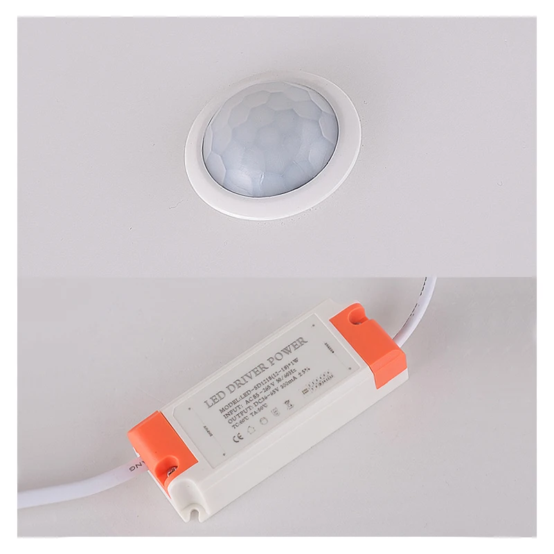 Современный умный потолочный светильник с пассивным инфракрасным датчиком