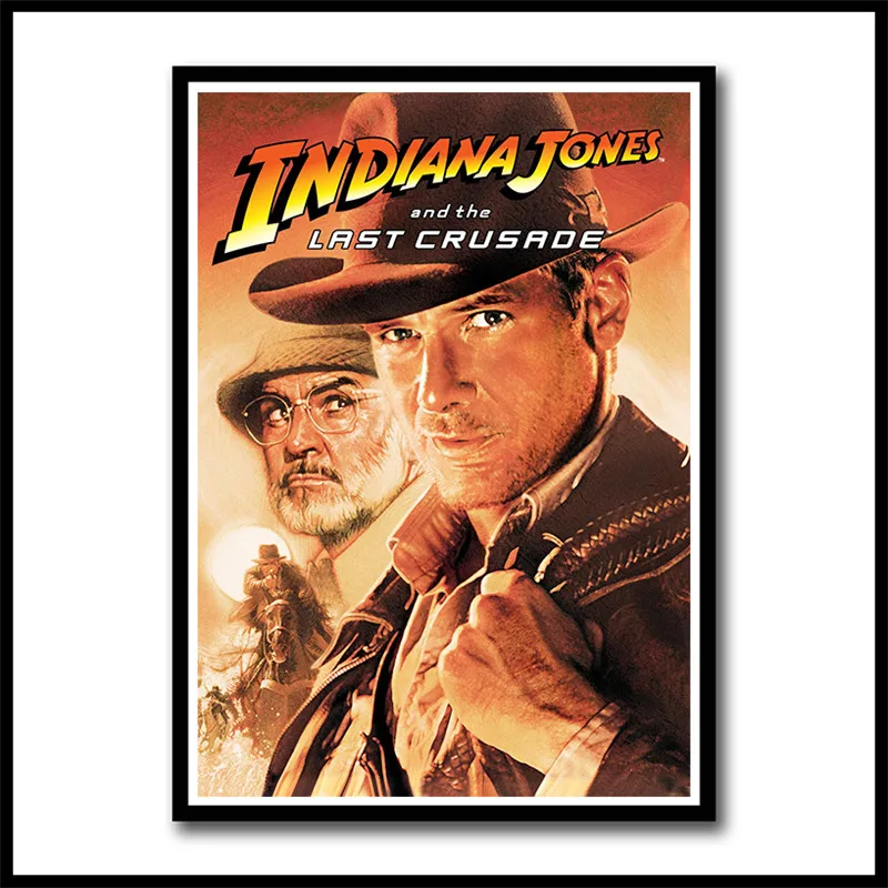 Классические фильмы Raiders of the Lost Ark белая бумага с покрытием плакат для кафе бар