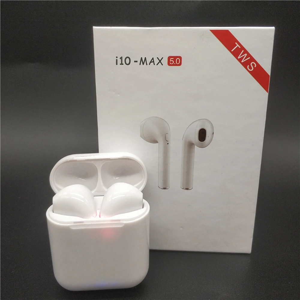 I10 MAX Беспроводная Bluetooth 5 0 беспроводная гарнитура с сенсорным экраном мини