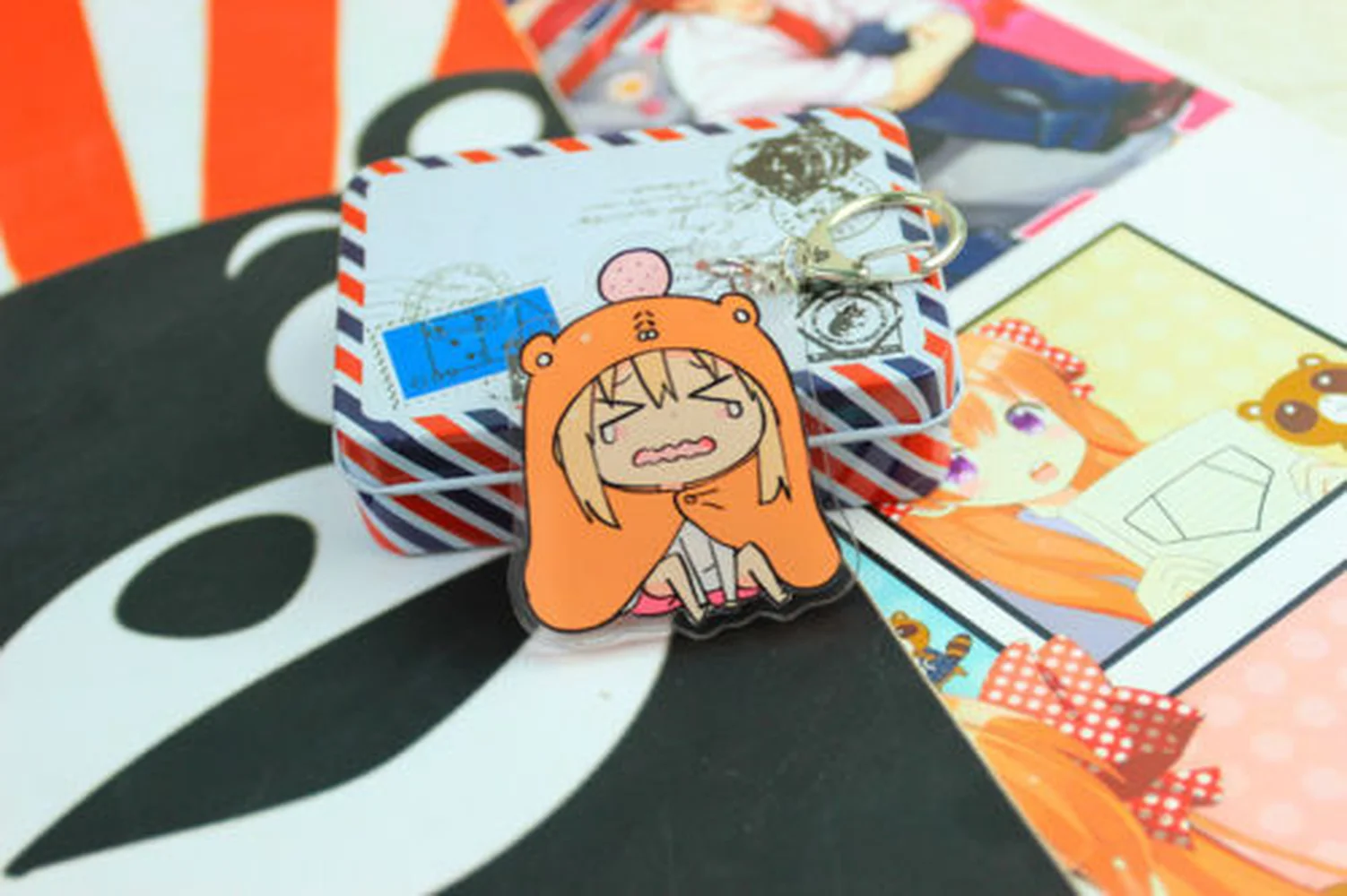 T1336 аниме Himouto! Umaru-chan акриловый брелок для ключей Редкие ремешки Косплей | Дом и