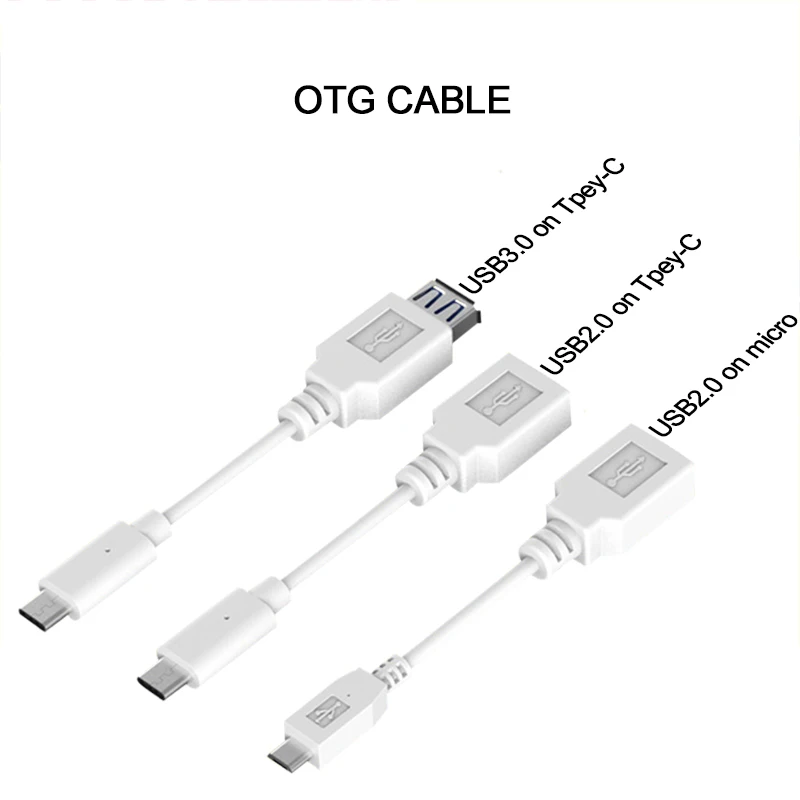 OTG кабель для передачи данных Type C к USB A Кабель Micro 3 0 2 порт пластиковая расческа
