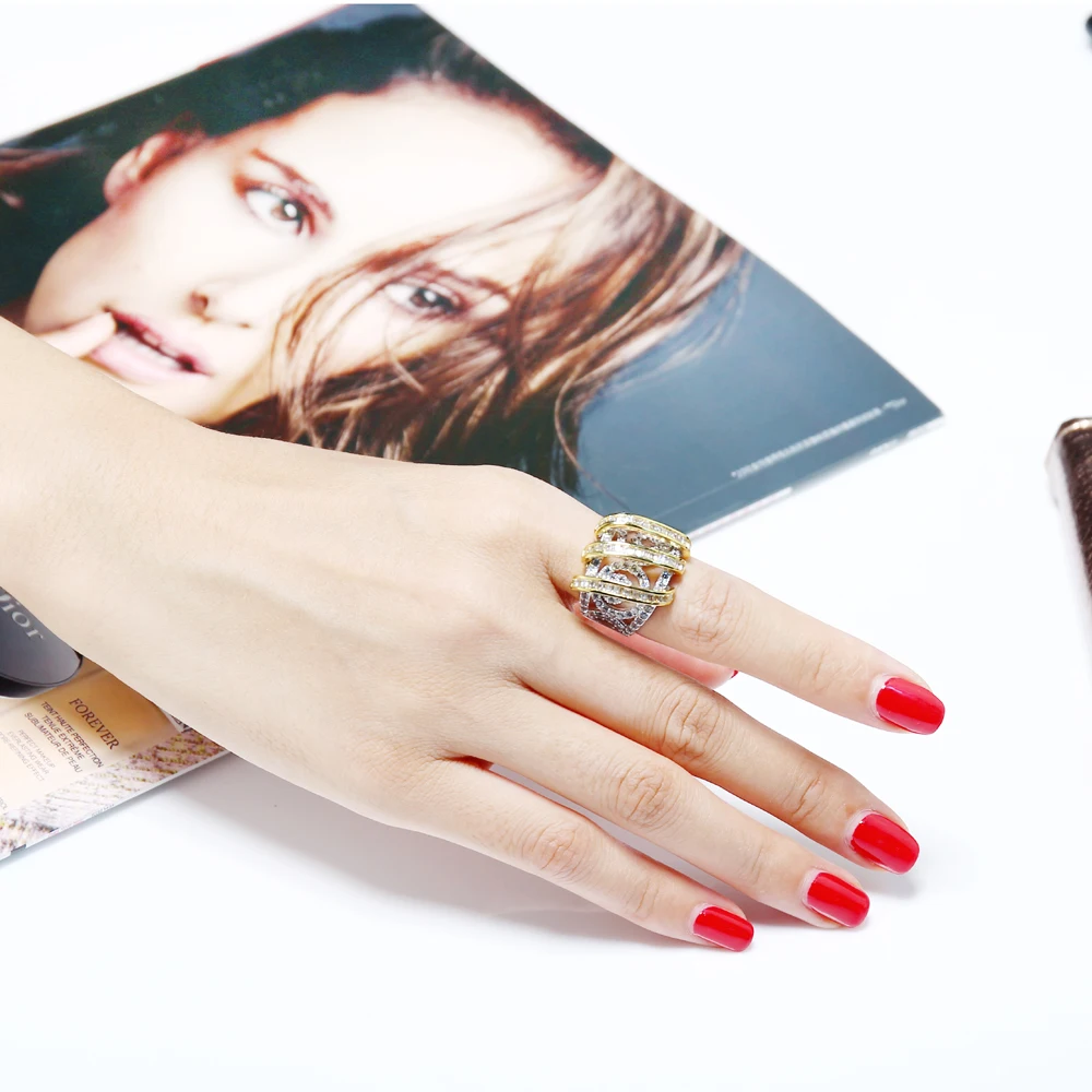 Новое модное женское кольцо на палец аксессуары роскошные ювелирные изделия
