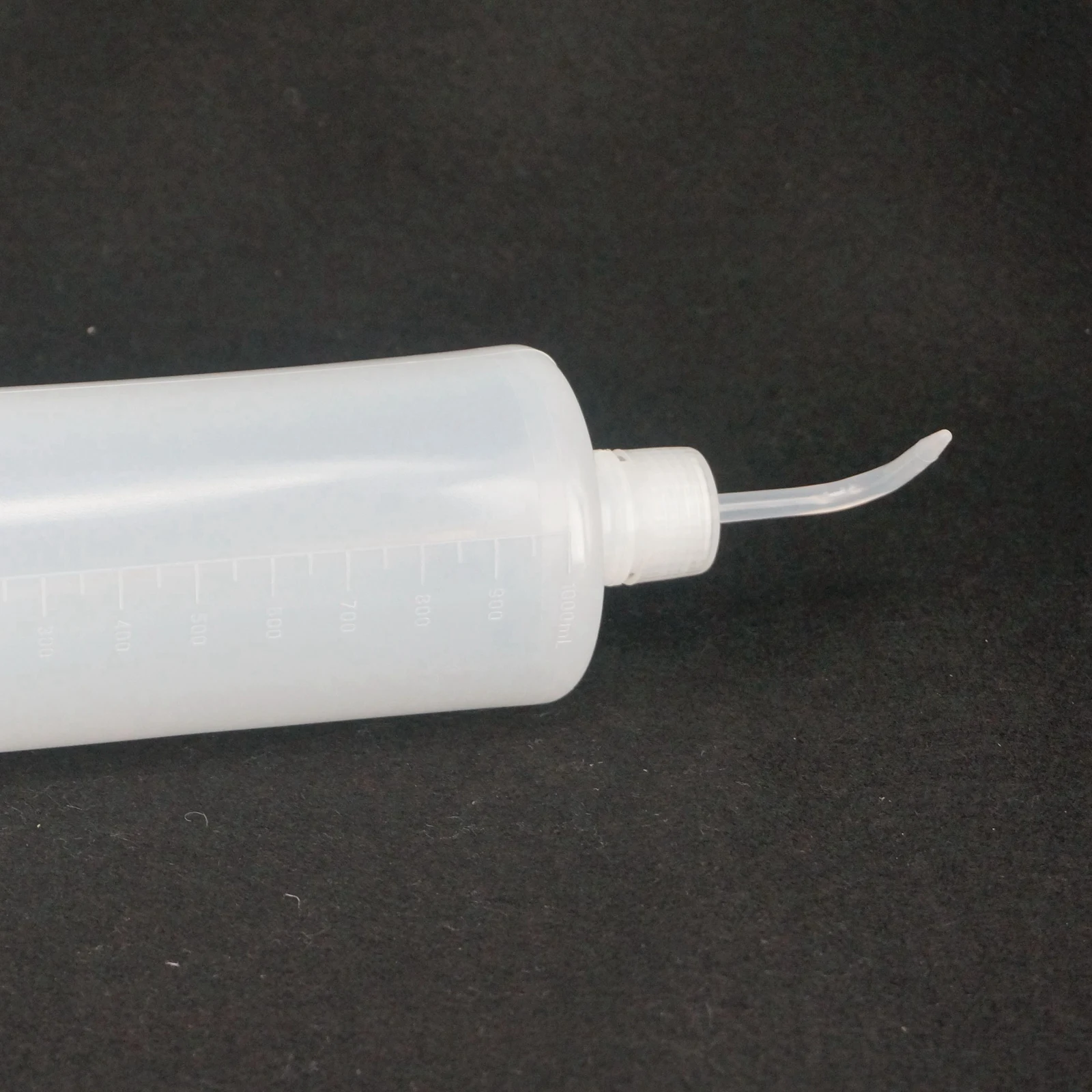 Пластиковая ПЭ бутылка для мытья татуировок 1000 мл лабораторного