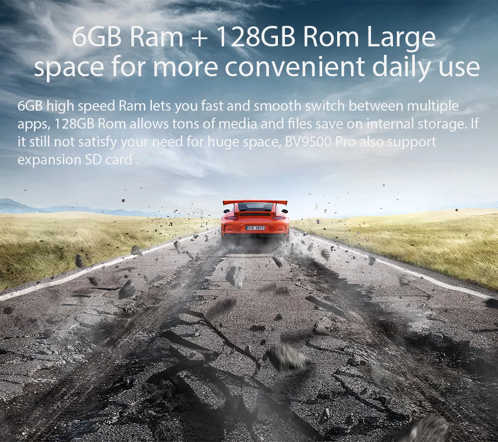 BLACKVIEW BV9500 Pro IP69K рация 5," 18:9 FHD Смартфон Android 8,1 6+ 128 ГБ 10000 мАч Беспроводная зарядка для мобильного телефона NFC