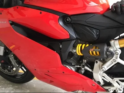 Поглотитель Крышка для Ducati 1199/S Superbike 899 959 1299 полный углеродного волокна