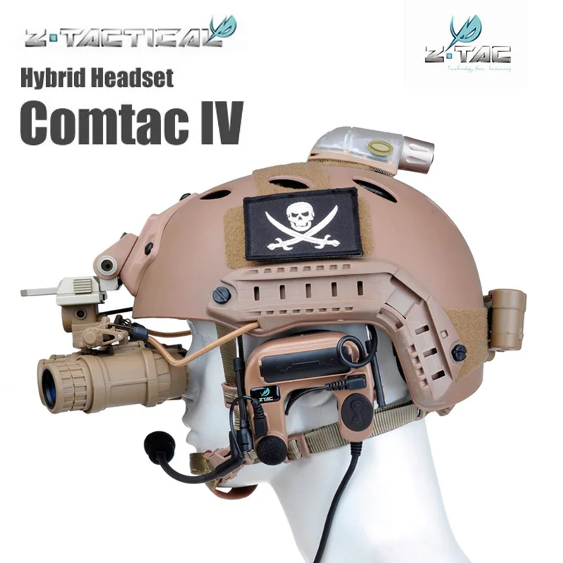 Z Tactical Softair Peltor Comtac IV гарнитура шумоподавление наушники для Airsoftsport военные тактические наушники Z038
