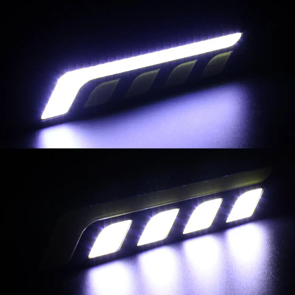 5PCS 16CM Car Auto DRL Daytime Runing Lamp Fog COB LED Waterproof Driving Light | Автомобили и мотоциклы