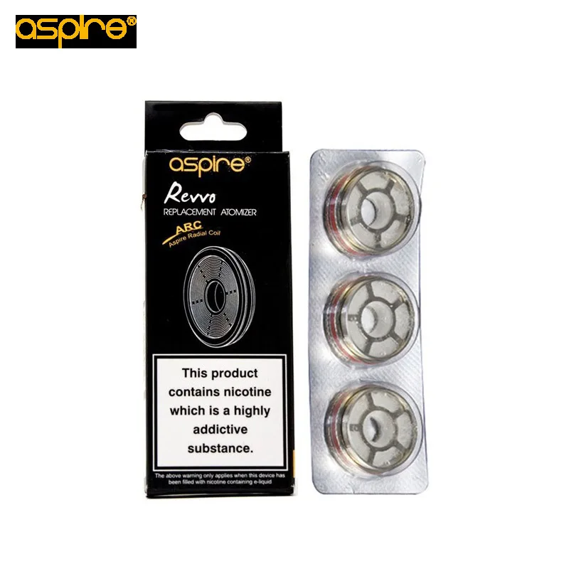 3 шт. до 9 Aspire ревво катушка 0 10-0.16ohm ARC Core голову для распылитель | Электроника