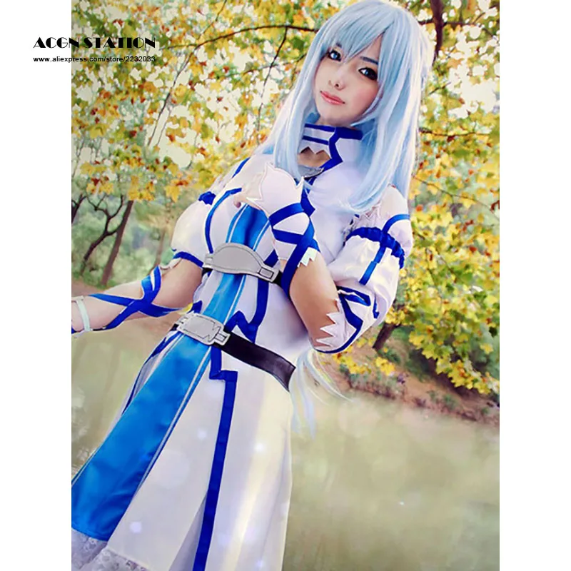 Бесплатная доставка искусство меча онлайн Yuuki костюм Asuna для косплея