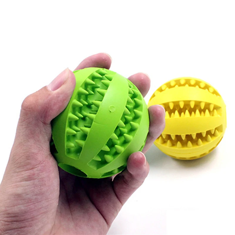 Игрушка для жевания зубов домашних животных мяч чистки интерактивная игра