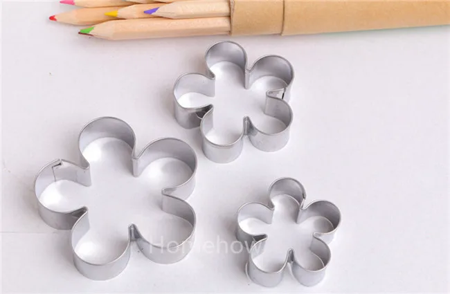 Классическая форма для вырезания лепестков роз 3 шт./лот маффинов кексов