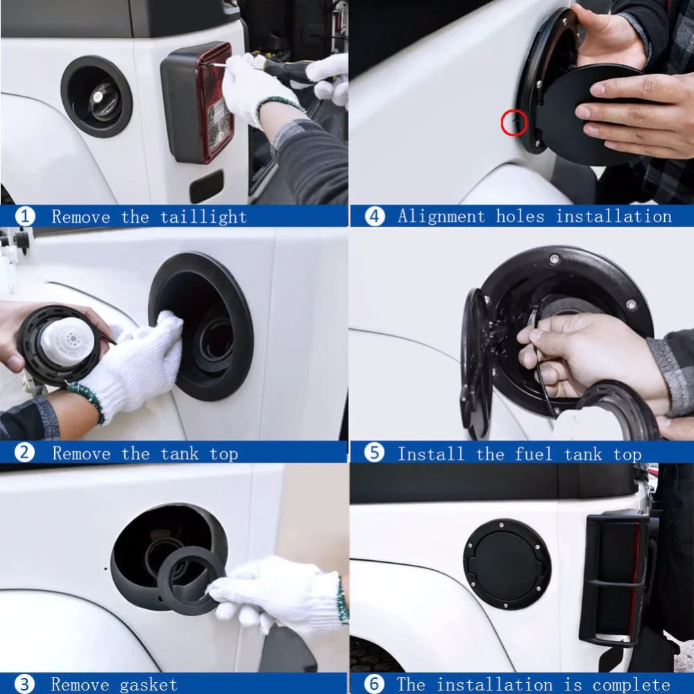Крышка бензобака WISENGEAR для автомобильного топливного бака крышка Jeep Wrangler JK Sport X