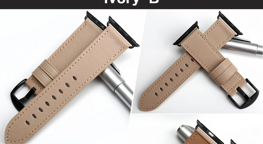 Аксессуары для часов MAIKES из натуральной кожи темно-коричневый ремешок iwatch 44 мм 40 мм для Apple Watch 42 мм 38 мм серии 4-1 браслеты