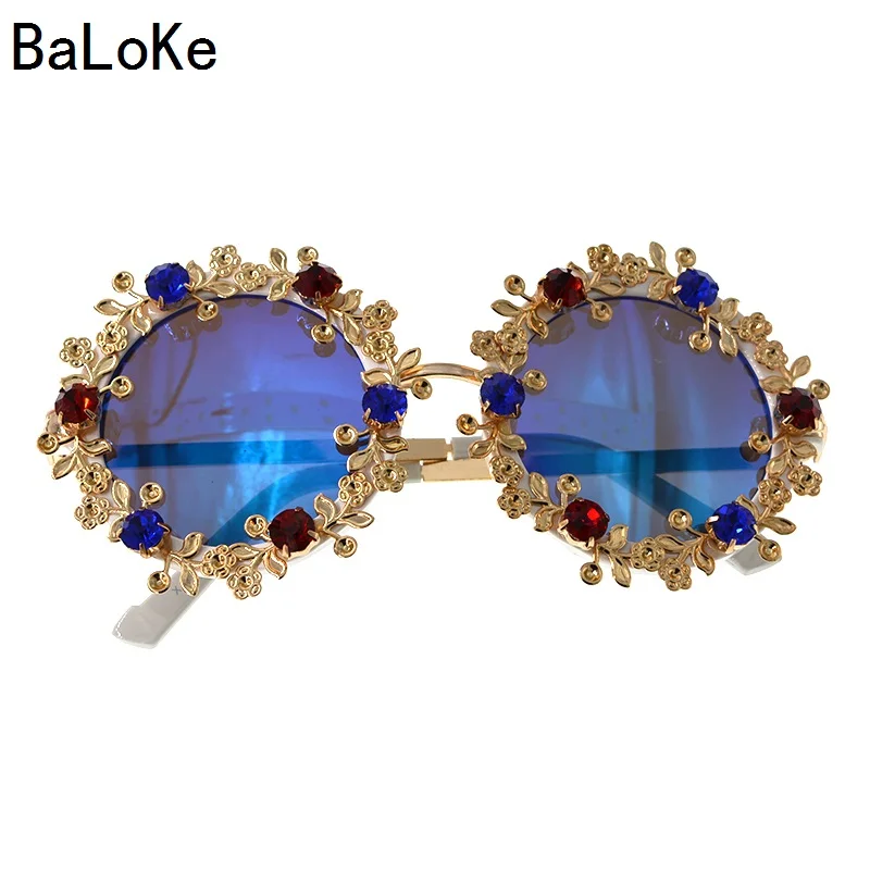 Солнечные очки в стиле барокко для женщин модные солнцезащитные аксессуары