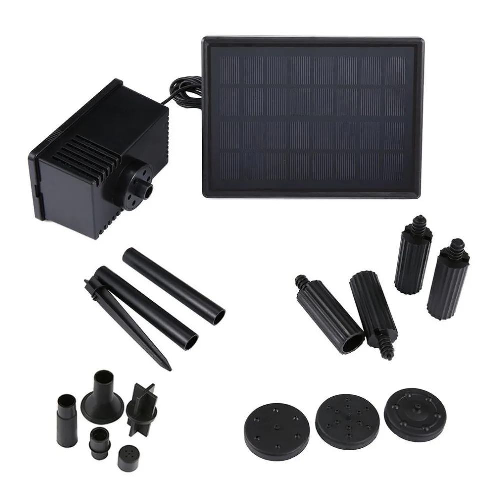 Multi functional Солнечная энергия фонтан солнечная панель Бесщеточный насос для