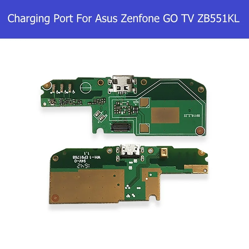 Печатная плата с оригинальным USB портом для зарядки Asus ZenFone GO TV ZB551KL X013D микро