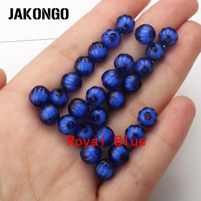 

JAKONGO Colorful Mix Acrylic Pumpkin Loose Beads for Making Bracelets Accessories Craft DIY Jewelry Findings 6/8/10mm