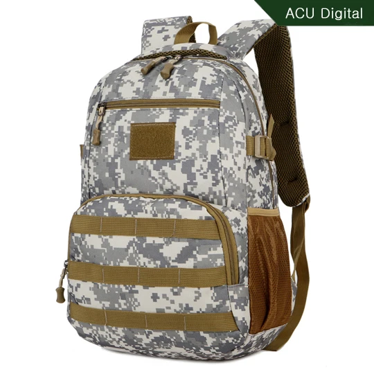 ACU Digital Военный тактический рюкзак непромокаемый Оксфордский Мужской камуфляж Molle сумка Открытый походный рюкзак путешествия рюкзак - Цвет: ACU Digital