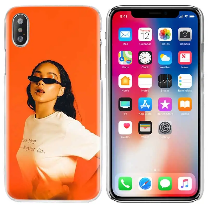 06 Jorja Smith Case Cover Clear Hard PC for iPhone XS Max XR 7 8 6 6s Plus X 5 5s SE 5C 4 4S - Цвет: 06
