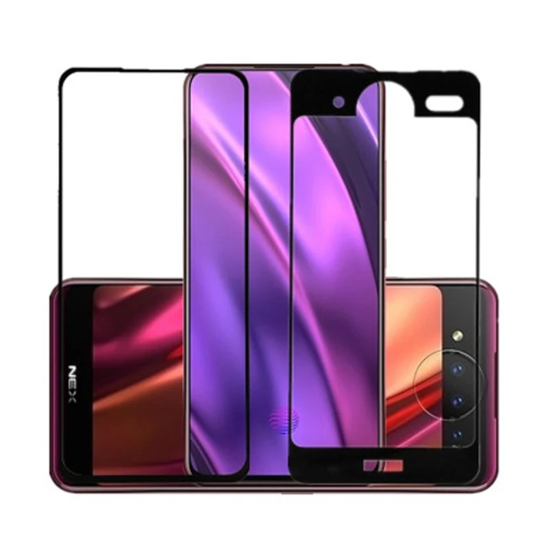 Переднее и заднее 3D закаленное стекло для Vivo NEX 2 шт. двойной дисплей полное