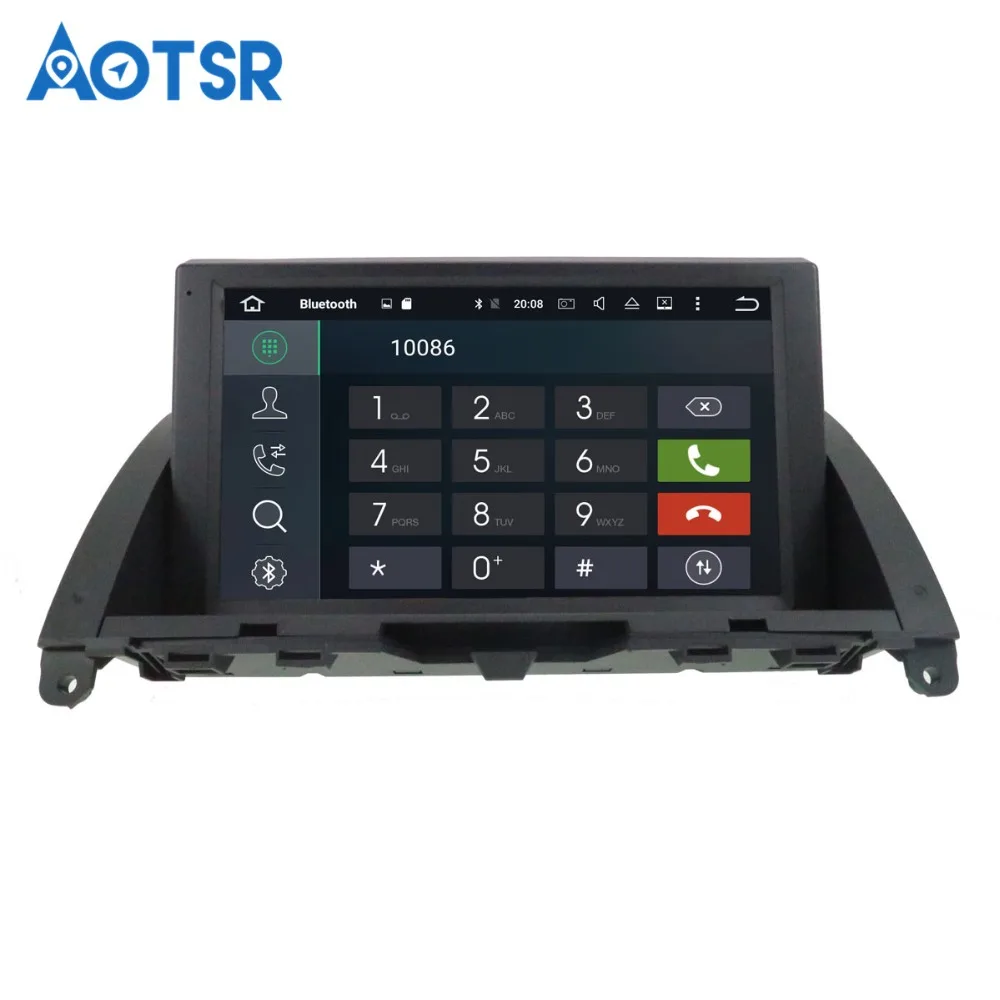 Aotsr Android 8 0 автомобиля gps Navi для Mercedes Benz C Class W204 C200 2007 ~ 2014 радио аудио и видео