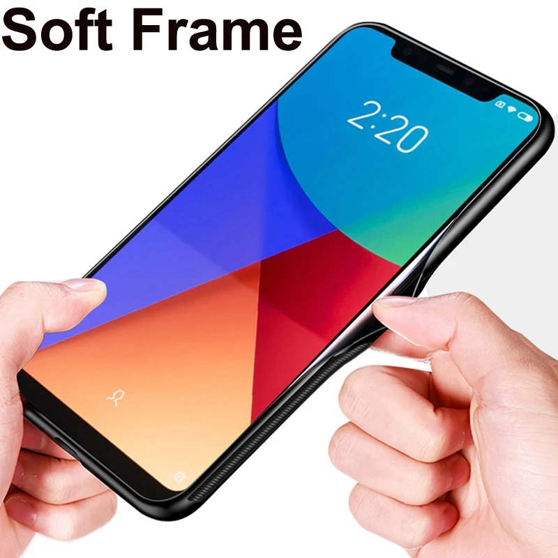 Для Xiaomi POCOPHONE F1 чехол сплошной цвет Закаленное стекло для телефона POCOPHONEF1 Чехлы POCO