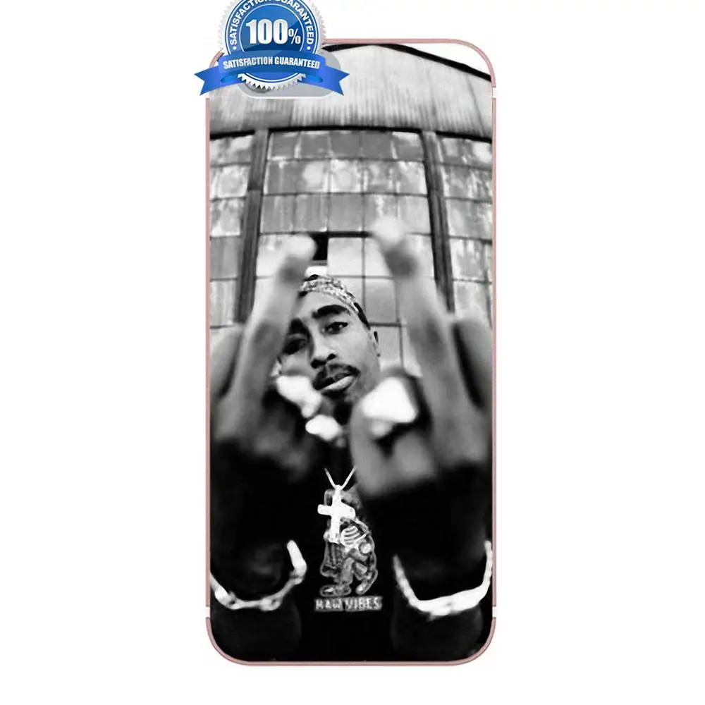 2pac Hiphop Rap Singer Tupac Shakur для Apple iPhone 4 4S 5 5C 5S SE 6 6S 7 8 Plus X LG G3 G4 G5 G6 K4 K7 K8 K10 V10 V20|Бамперы| |