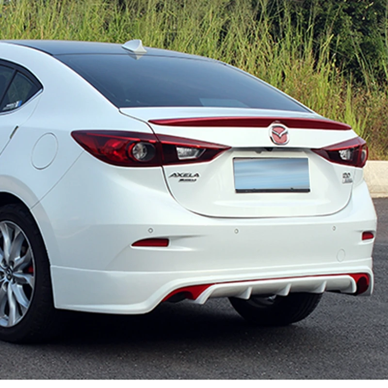 Задний спойлер для Mazda 3 Axela из материала abs заднего крыла автомобиля Праймер