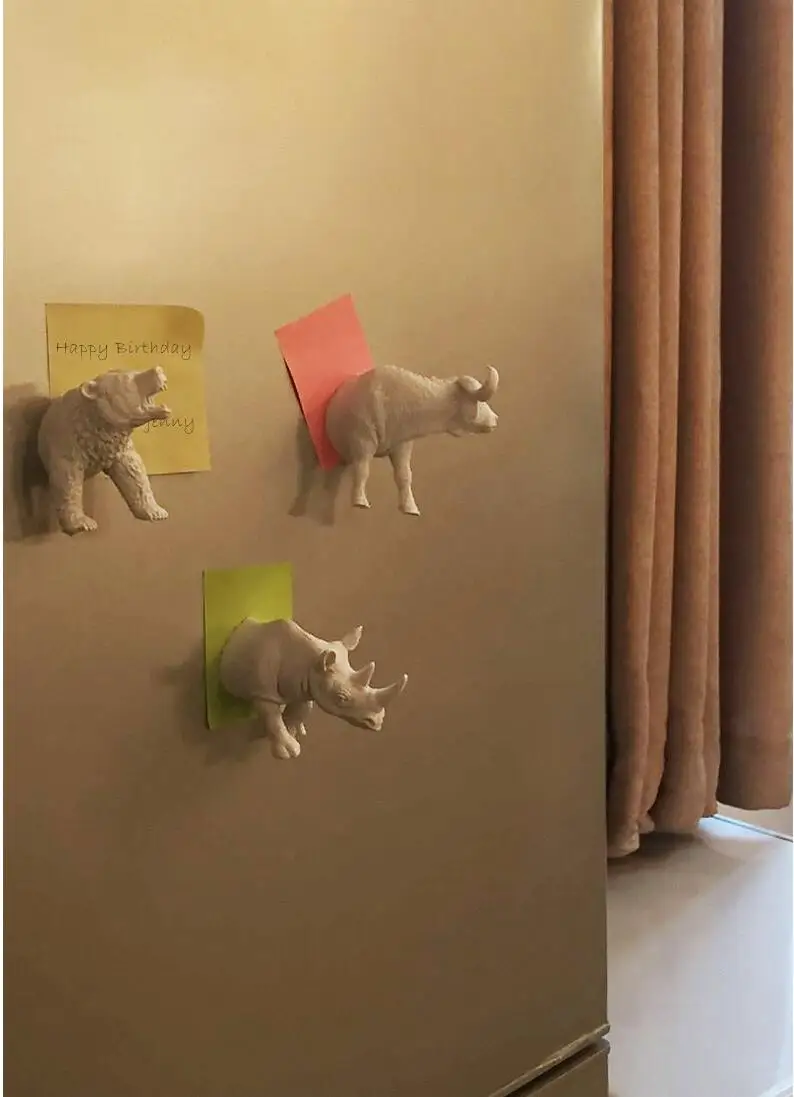 Американские животные настенные подвесные поделки, креативные животные 3D кулон, фоторамка фон украшения на стену, наклейки на стену