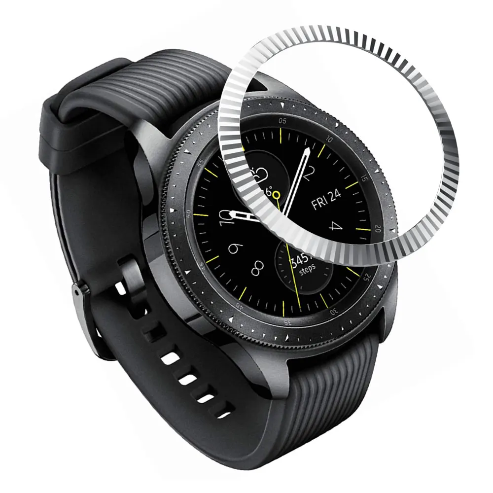 Gear s3 Frontier ремешок для samsung galaxy watch 46 мм ремешок ободок для galaxy watch 46 мм Шестерня S3 металлический ободок кольцо клейкая крышка