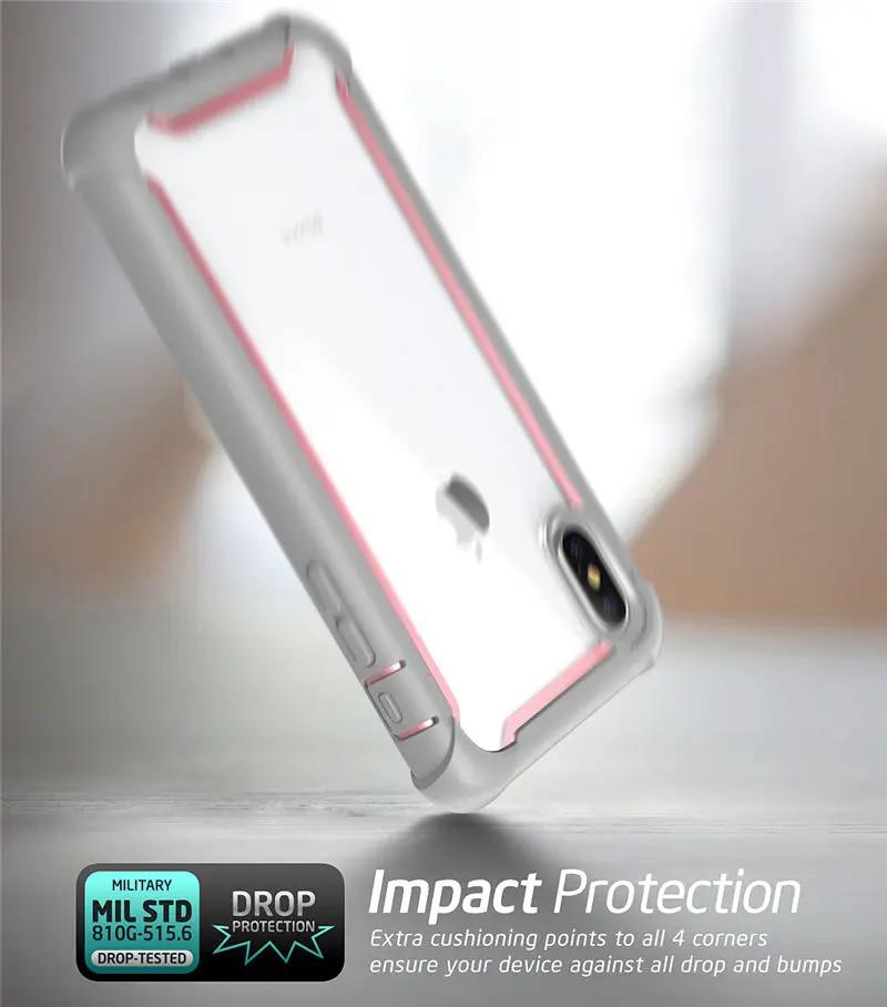 Чехол для iphone Xs Max, 6,5 дюймов,, Серия i-Blason Ares, полный корпус, прочный, прозрачный, бампер, чехол со встроенной защитной пленкой