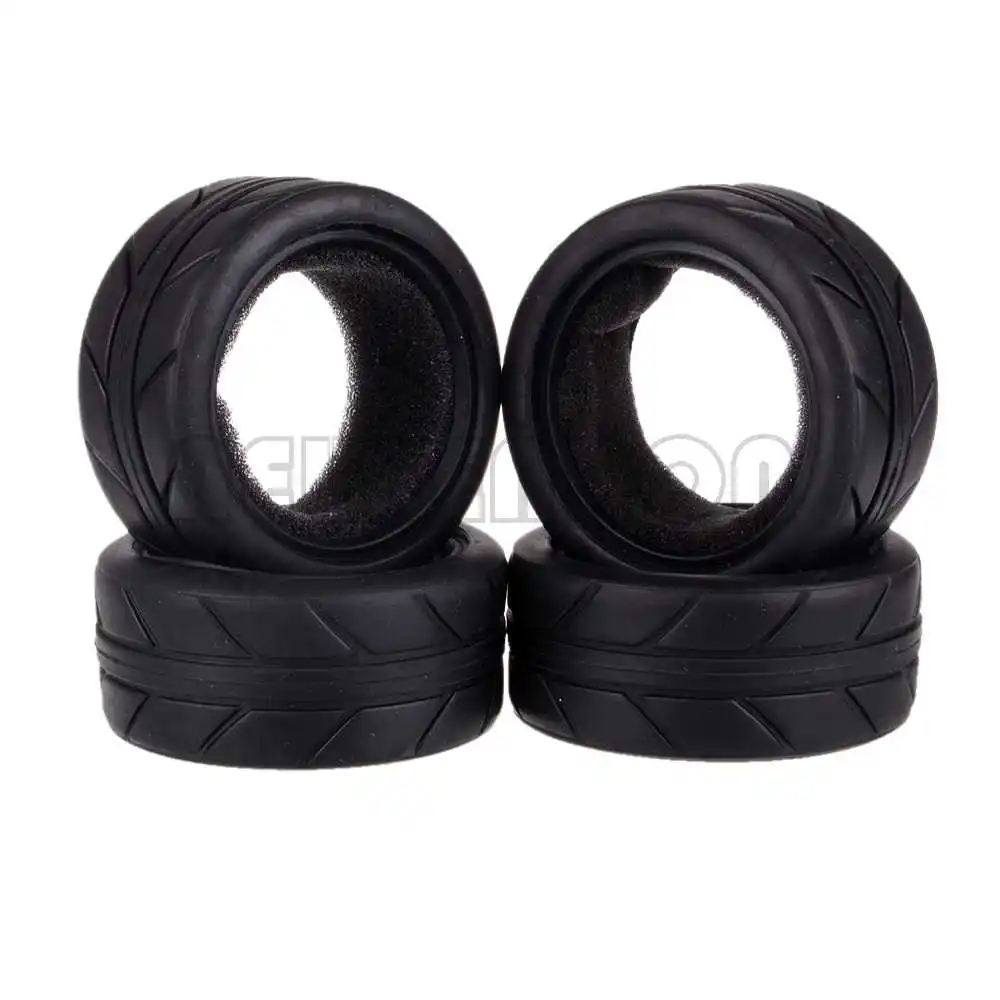 6082 4 шт. HSP RC 1/10 на шоссейные шины плоским Run Губка Шины Fit HSP|Детали и аксессуары| |