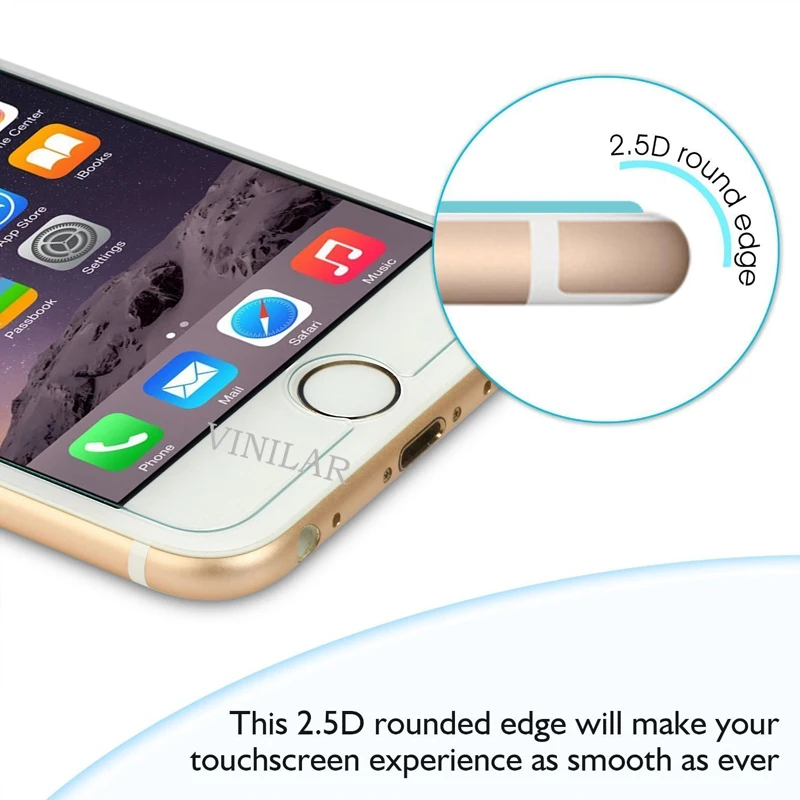 Защитное стекло Wangcangli для iPhone 6 7 X защита экрана 2.5d на 6s закаленное iphone 8