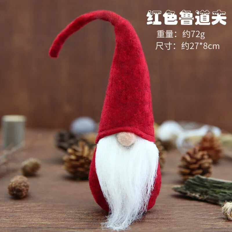 Милая Рождественская игрушка Санта-Клауса вечерние рождественские украшения