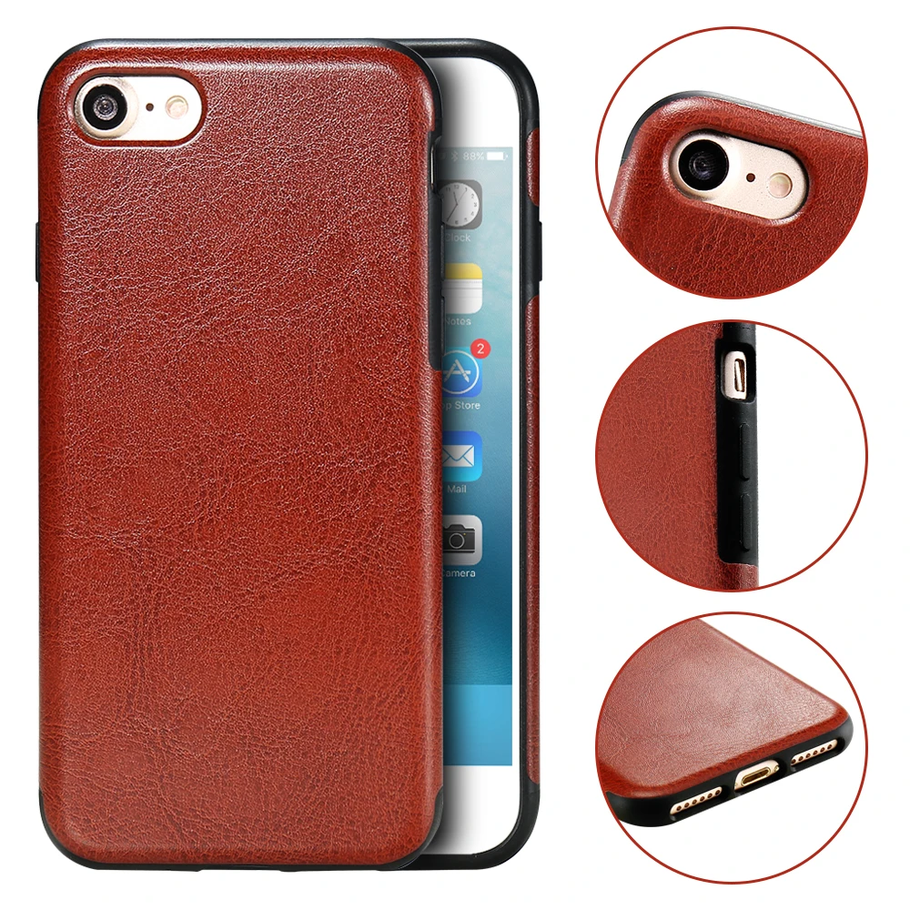 FLOVEME Retro Leather Protective Case For iPhone 7 6 Plus Crazy Horse Phone Cases 6s CoverPhone Accessories |