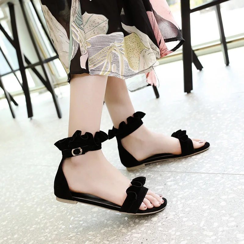 2018 сандалии гладиаторы женская летняя обувь Модные женские босоножки на