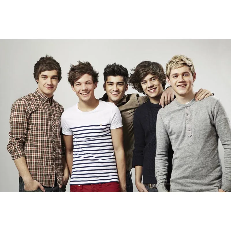One Direction холст ткань тканевый плакат пользовательские граффити Печать на холсте