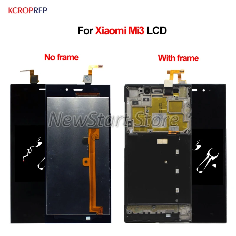 Для Xiaomi Mi 3 ЖК-дисплей кодирующий преобразователь сенсорного экрана в сборе