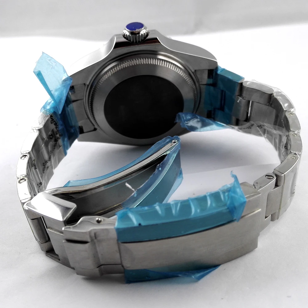 Часы Parnis 44 мм стерильный черный циферблат мужские часы|watch 44mm|watch menwatch men watch |