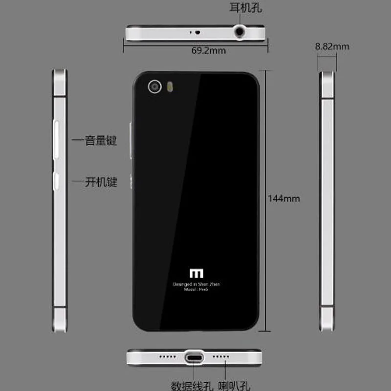 for Xiaomi Mi5 Phone Cases Luxury Aluminum Frame &amp Tempered Glass back cover protector mi5 m5 Back Case Cover | Мобильные