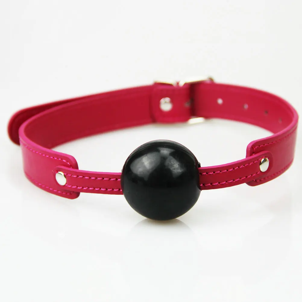 Красный кляп для рта женщин и мужчин товары взрослых кожаный фиксация полости