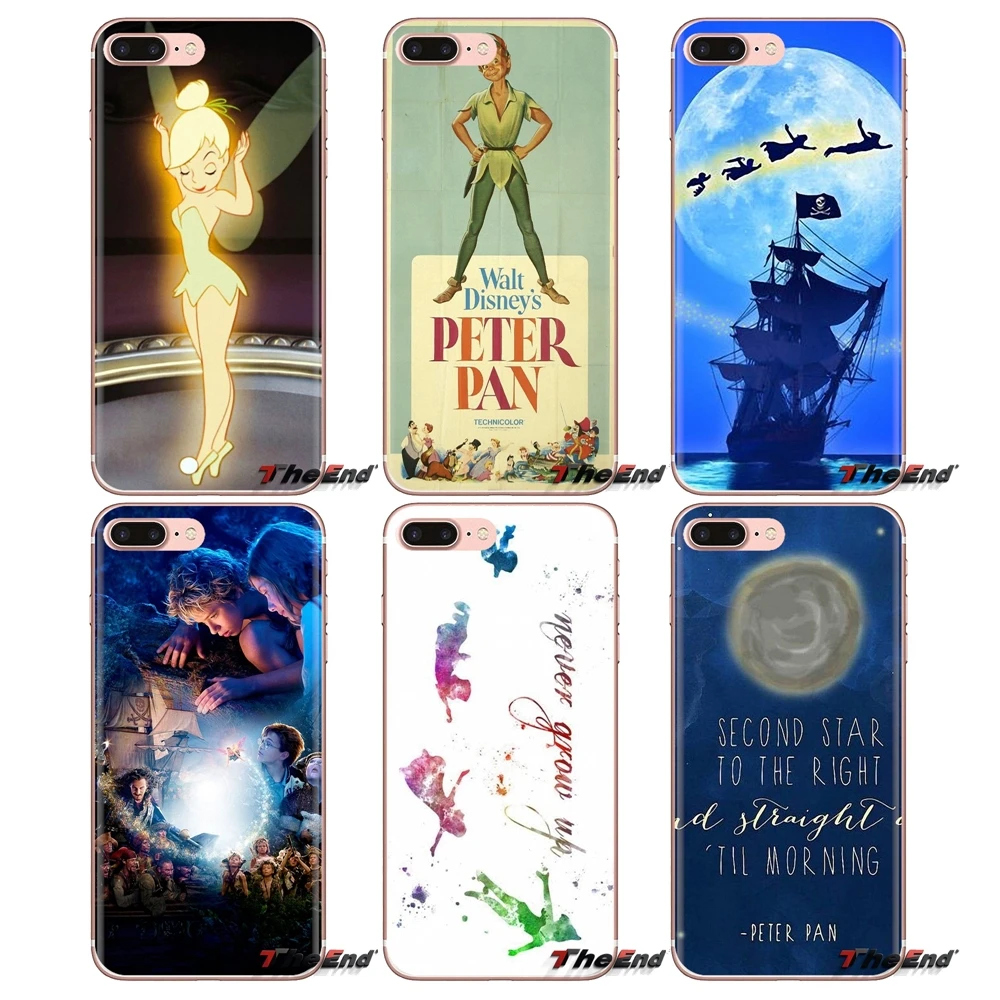 Take me to neverland Peter Pan For iPod Touch Apple iPhone 4 4S 5 5S SE 5C 6 6S 7 8 X XR XS Plus MAX Transparent TPU Cases Cover |