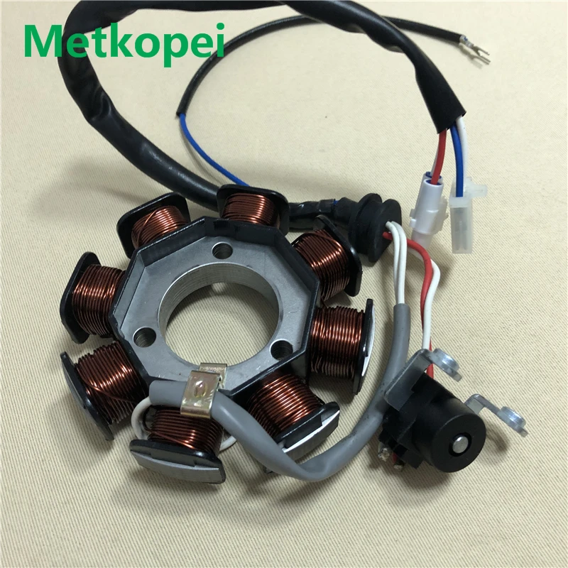 Двигатель мотоцикла YBR125 YB125 XTZ125 8 полюсов статор генератор катушек для Yamaha 125cc YBR 125