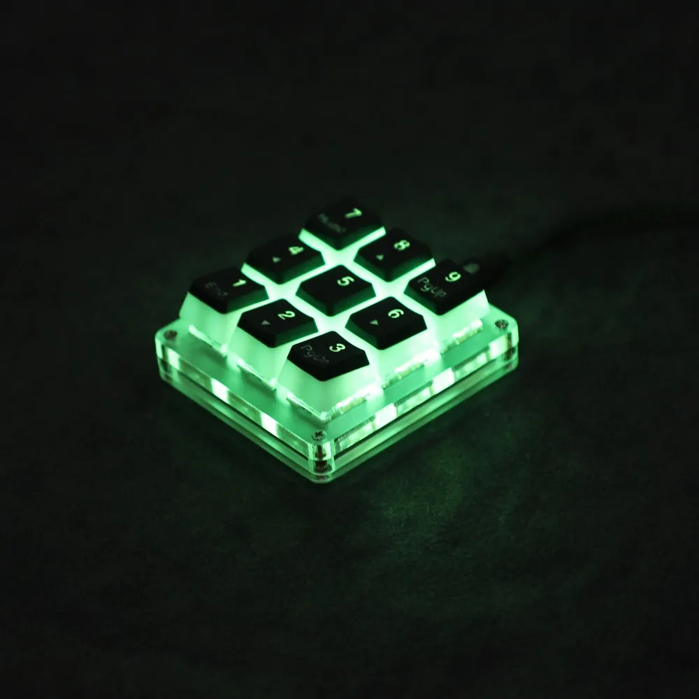 9 клавиш YMDK RGB QMK Hotswap поддержка макросъемки функция типа C MX переключатели механическая клавиатура Numpad для игр фотошоп