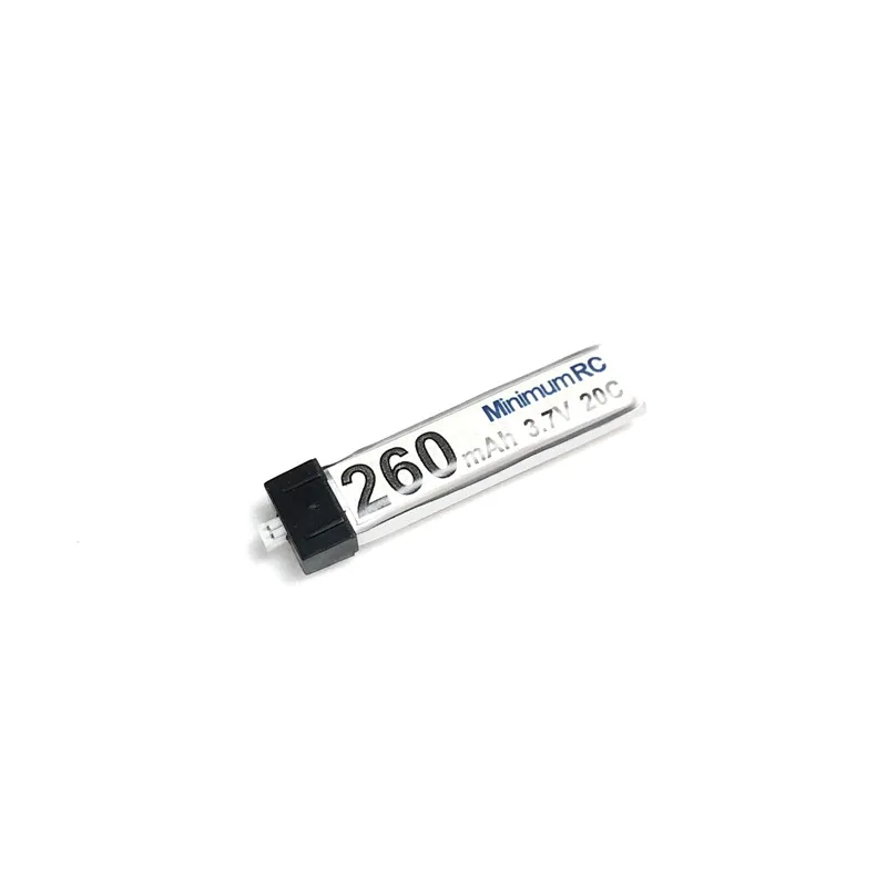 4 шт. MinimumRC Высокая емкость 260 мАч 3 7 В Molex Pico 1 25 мм 2P разъём для LiPo батарей самолетов