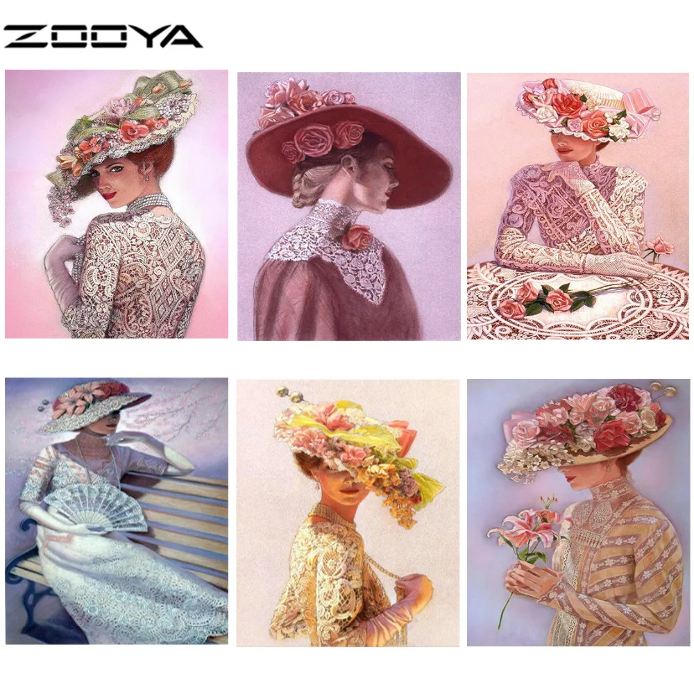 ZOOYA алмазная живопись 5D сделай сам полная Алмазная вышивка Стразы крестиком