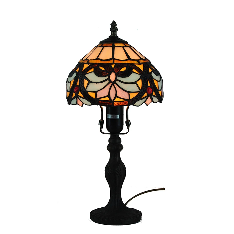 1 светильник в европейском стиле ретро настольная лампа из витражного стекла